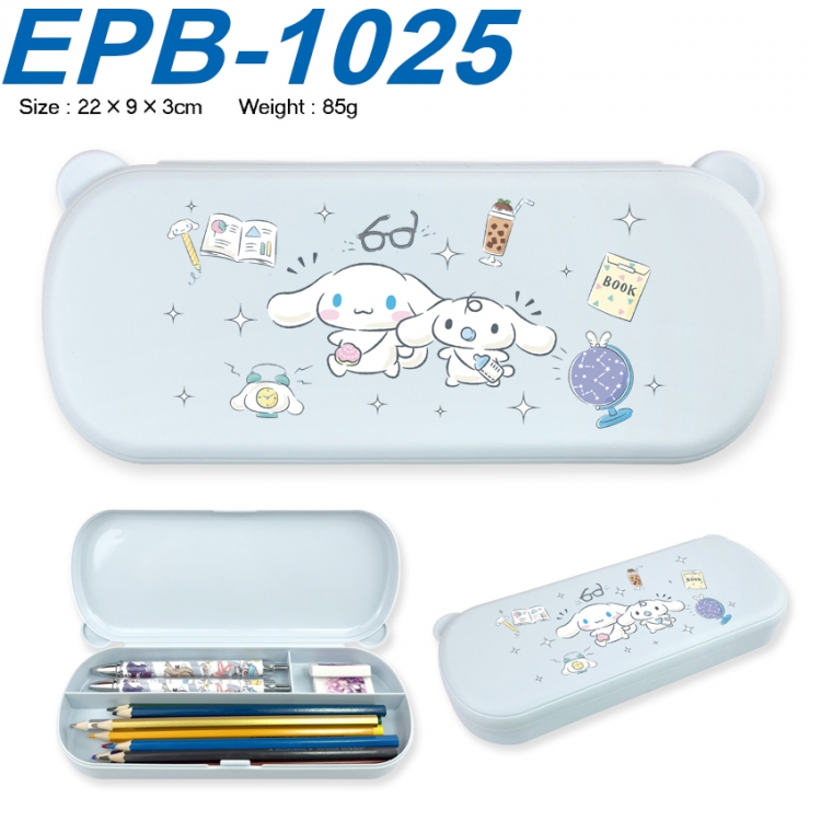 sanrio Anime peripheral UV printed PP material stationery box 22X9X3CM