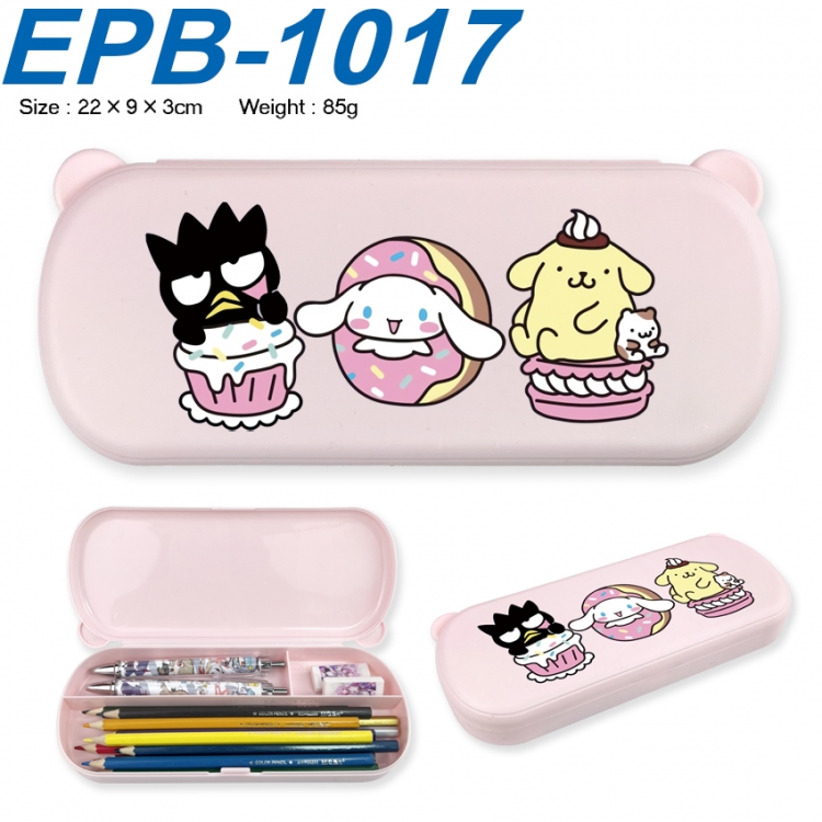 sanrio Anime peripheral UV printed PP material stationery box 22X9X3CM