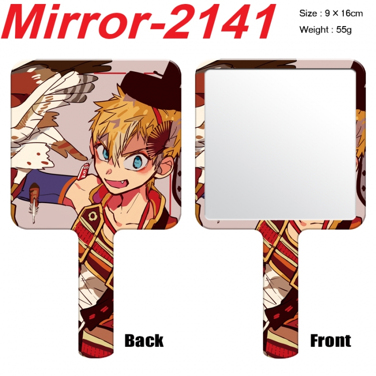 Toilet-bound Hanako-kun Anime peripheral UV printing handle small mirror portable makeup mirror 9x16cm