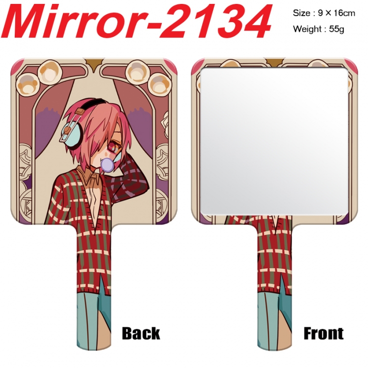 Toilet-bound Hanako-kun Anime peripheral UV printing handle small mirror portable makeup mirror 9x16cm