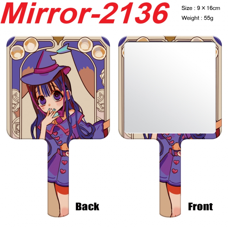 Toilet-bound Hanako-kun Anime peripheral UV printing handle small mirror portable makeup mirror 9x16cm