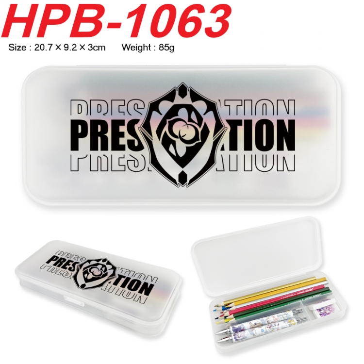 Honkai: Star Rail Anime peripheral square UV printed PE material stationery box 20.7X9.2X3CM