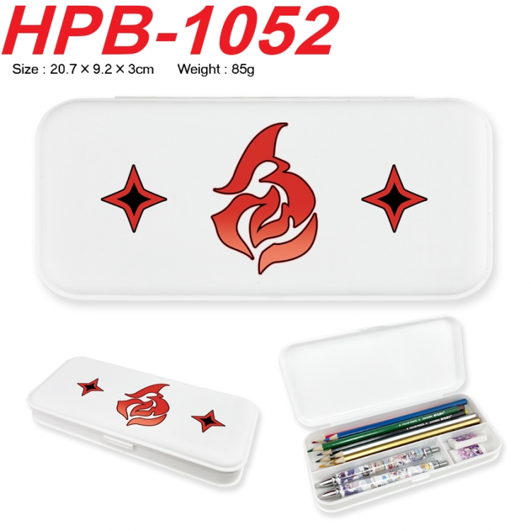 Honkai: Star Rail Anime peripheral square UV printed PE material stationery box 20.7X9.2X3CM