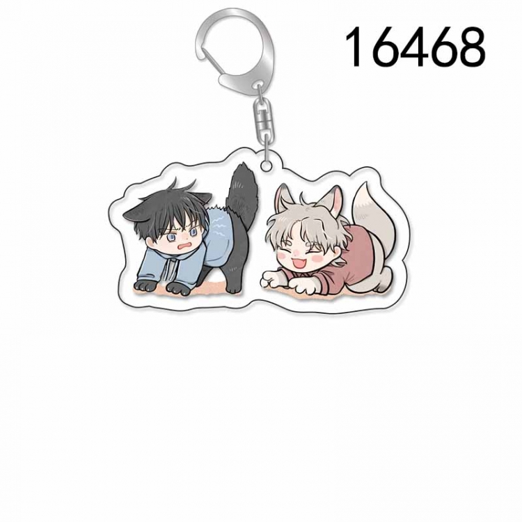 Seaside Night Anime Acrylic Keychain Charm price for 5 pcs