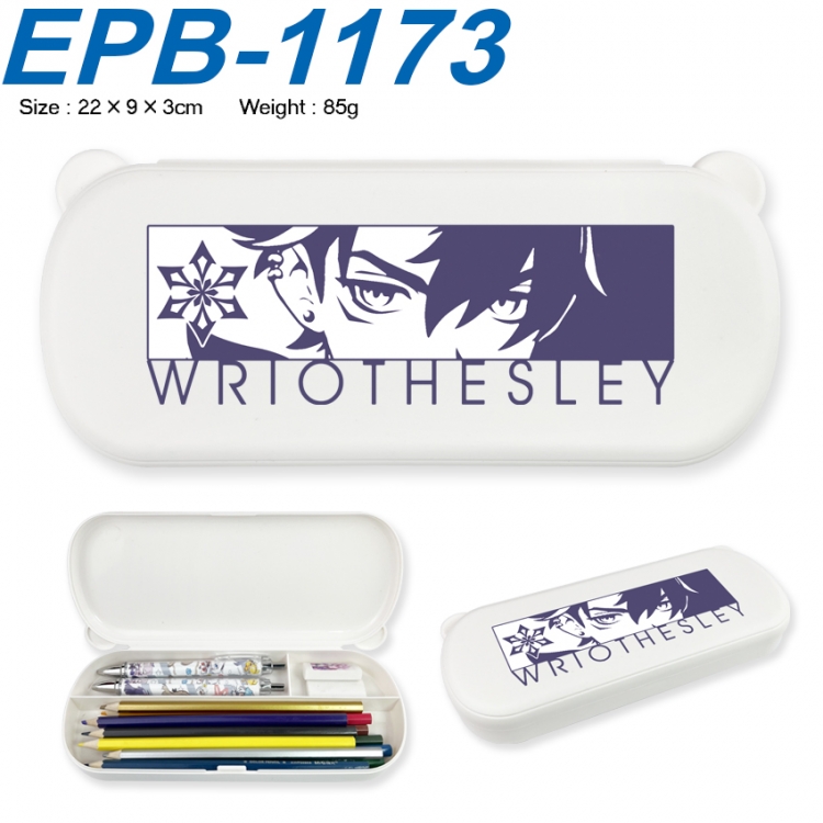 Genshin Impact Anime peripheral UV printed PP material stationery box 22X9X3CM EPB-1173