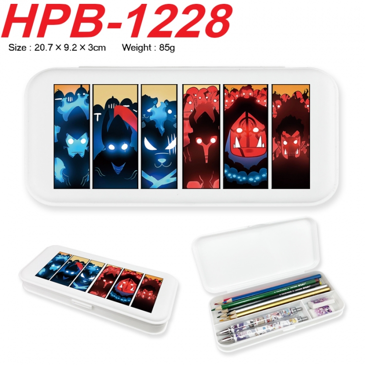 Solo Leveling:Arise Anime peripheral square UV printed PE material stationery box 20.7X9.2X3CM HPB-1228