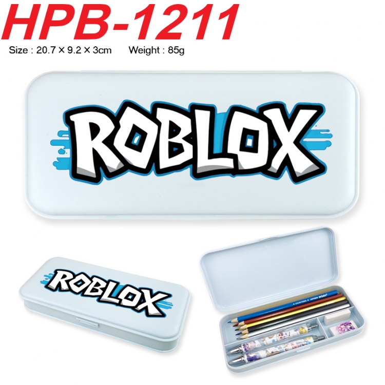 Roblox Anime peripheral square UV printed PE material stationery box 20.7X9.2X3CM HPB-1211