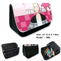 Tokyo Revengers Anime Velcro canvas zipper pencil case Pencil Bag 21×14×7.5cm