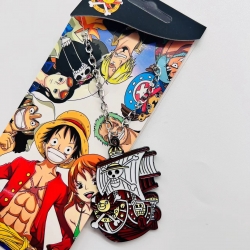 One Piece Anime Surrounding Large Colored Character Necklace Pendant