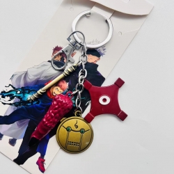 Jujutsu Kaisen Anime character 4 pendant metal keychain backpack pendant style