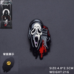 scream Anime cartoon metal brooch badge price for 5 pcs
