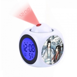 The wizard of the de Anime projection alarm clock electronic clock 8x8x10cm