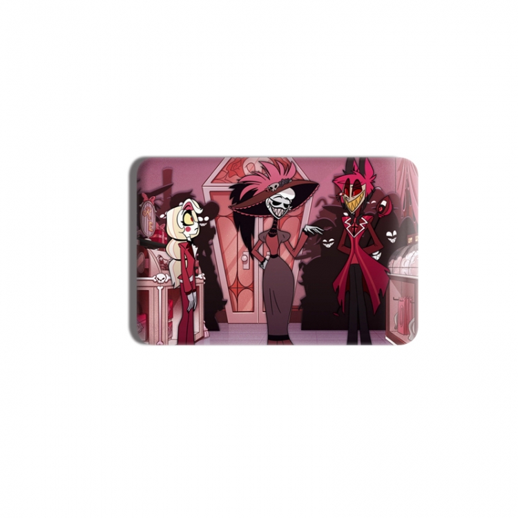 Hazbin Hotel Anime square tinplate badge chest badge 40X60CM price for 5 pcs