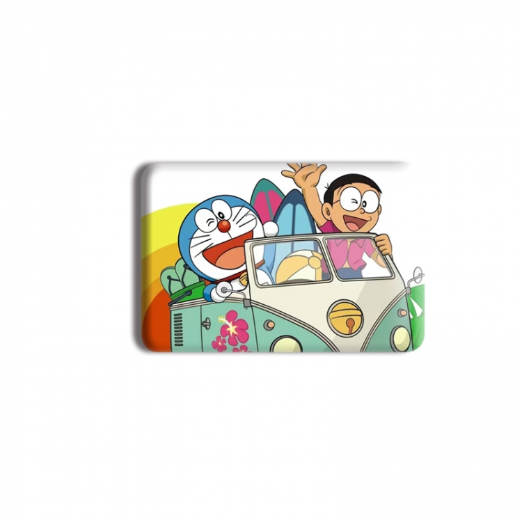 Doraemon Anime square tinplate badge chest badge 40X60CM price for 5 pcs
