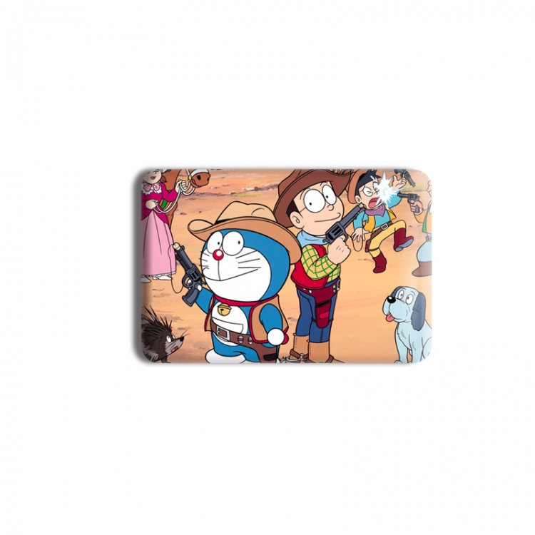 Doraemon Anime square tinplate badge chest badge 40X60CM price for 5 pcs