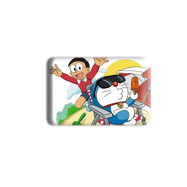 Doraemon Anime square tinplate badge chest badge 40X60CM price for 5 pcs