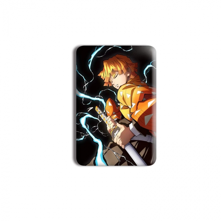 Demon Slayer Kimets Anime square tinplate badge chest badge 40X60CM price for 5 pcs