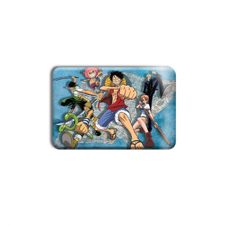 One Piece Anime square tinplate badge chest badge 40X60CM price for 5 pcs