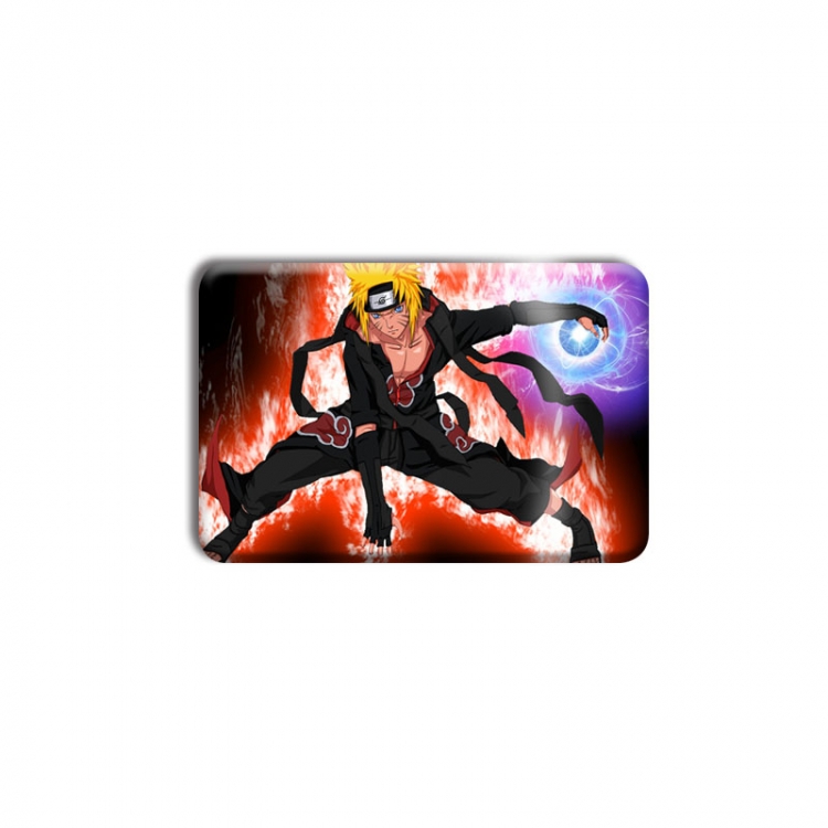 Naruto Anime square tinplate badge chest badge 40X60CM price for 5 pcs