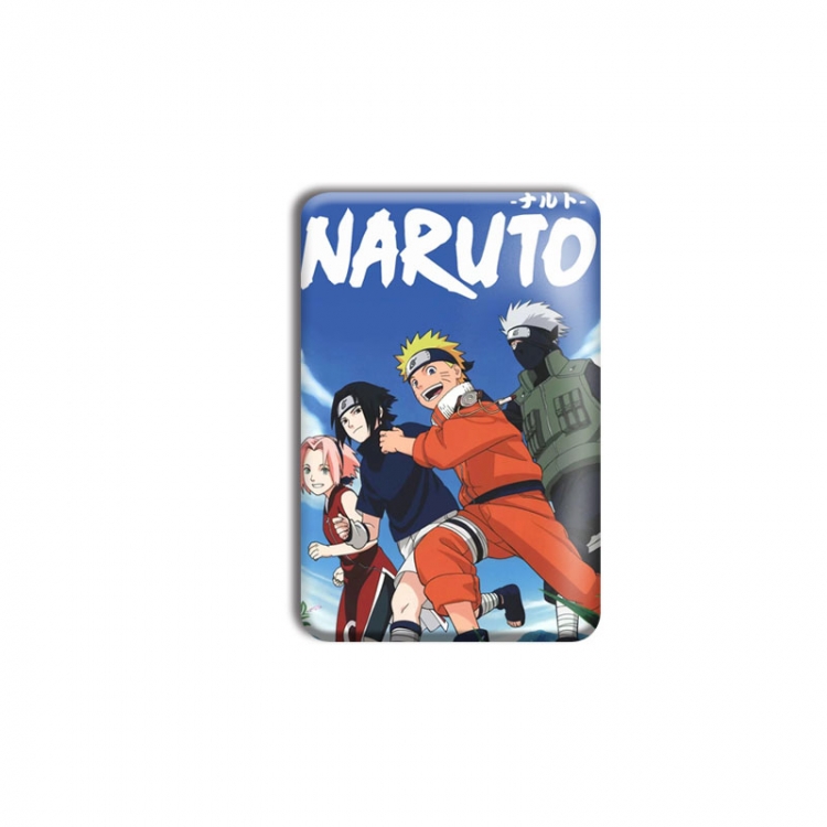 Naruto Anime square tinplate badge chest badge 40X60CM price for 5 pcs