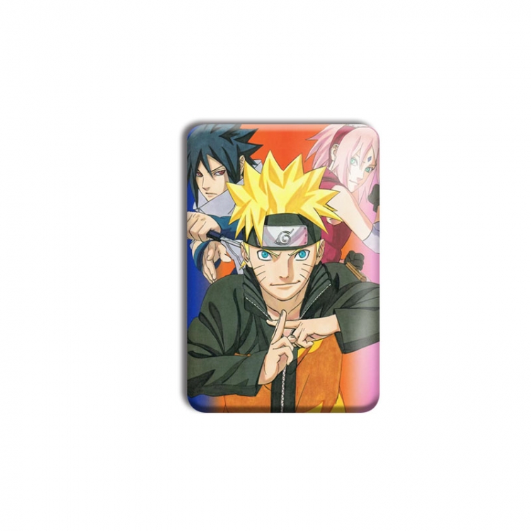 Naruto Anime square tinplate badge chest badge 40X60CM price for 5 pcs