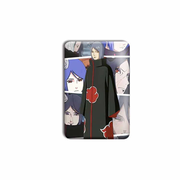 Naruto Anime square tinplate badge chest badge 40X60CM price for 5 pcs