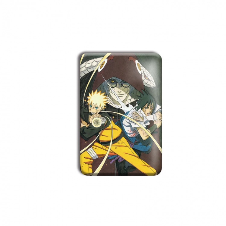 Naruto Anime square tinplate badge chest badge 40X60CM price for 5 pcs