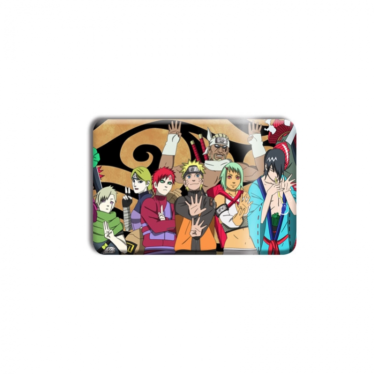 Naruto Anime square tinplate badge chest badge 40X60CM price for 5 pcs