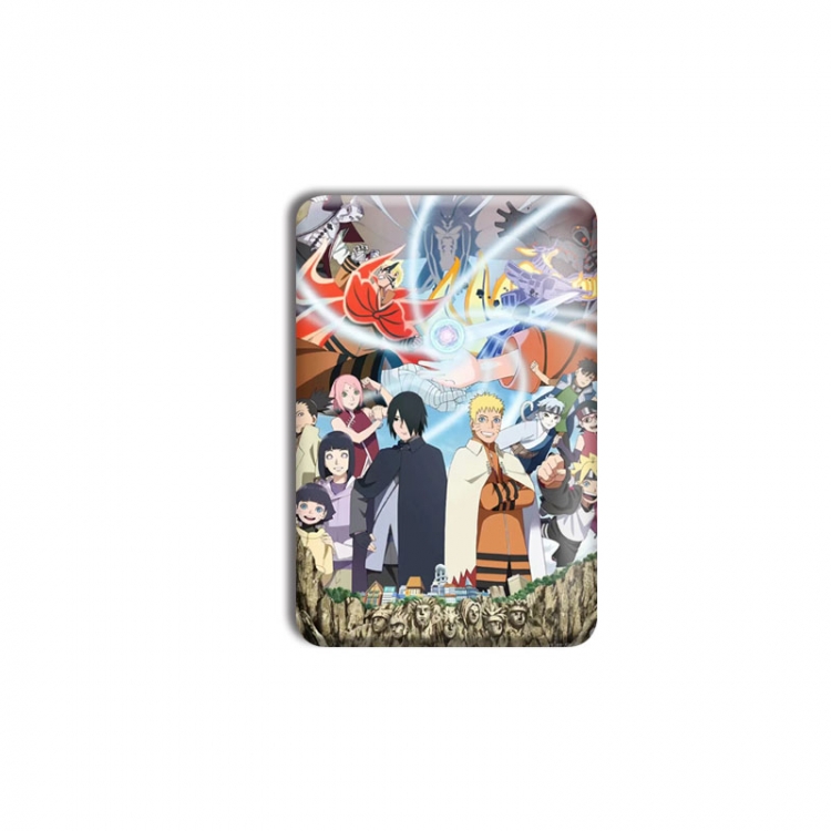 Naruto Anime square tinplate badge chest badge 40X60CM price for 5 pcs