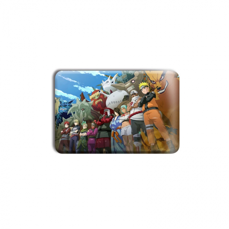Naruto Anime square tinplate badge chest badge 40X60CM price for 5 pcs