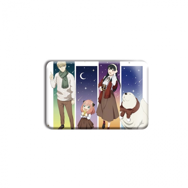 SPY×FAMIL Anime square tinplate badge chest badge 40X60CM price for 5 pcs