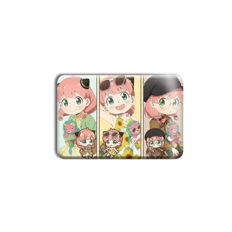 SPY×FAMIL Anime square tinplate badge chest badge 40X60CM price for 5 pcs