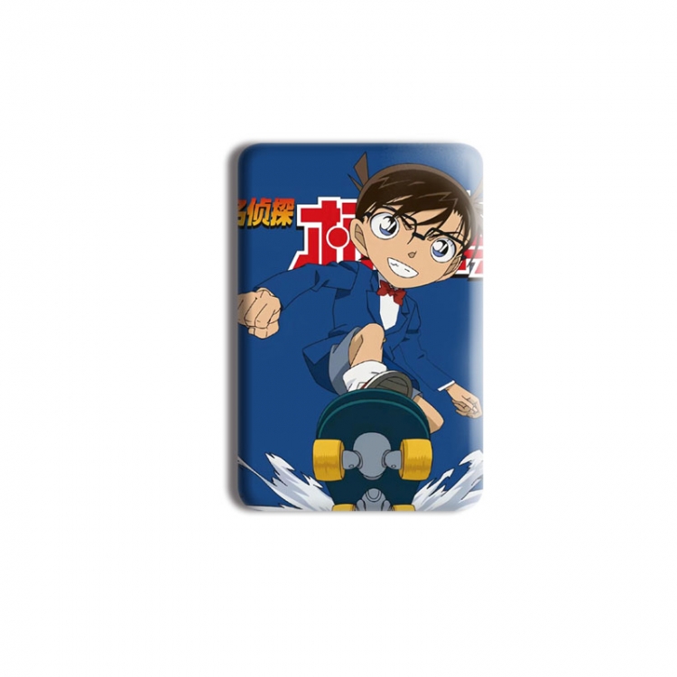 Detective conan Anime square tinplate badge chest badge 40X60CM price for 5 pcs