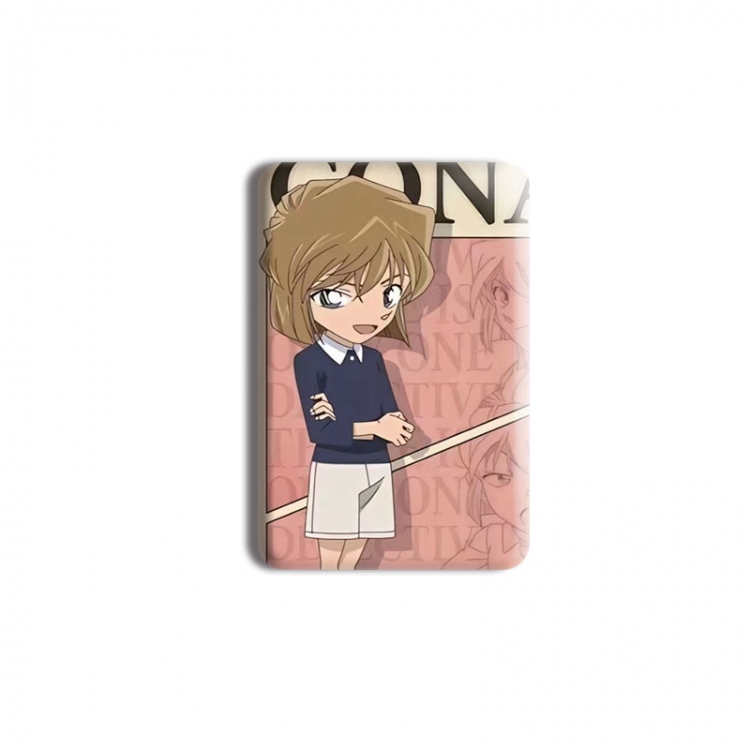 Detective conan Anime square tinplate badge chest badge 40X60CM price for 5 pcs