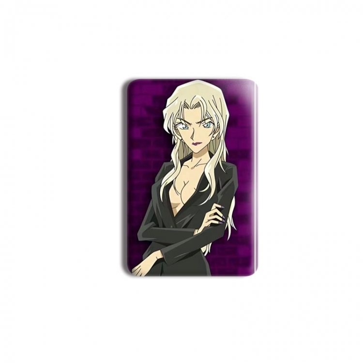 Detective conan Anime square tinplate badge chest badge 40X60CM price for 5 pcs