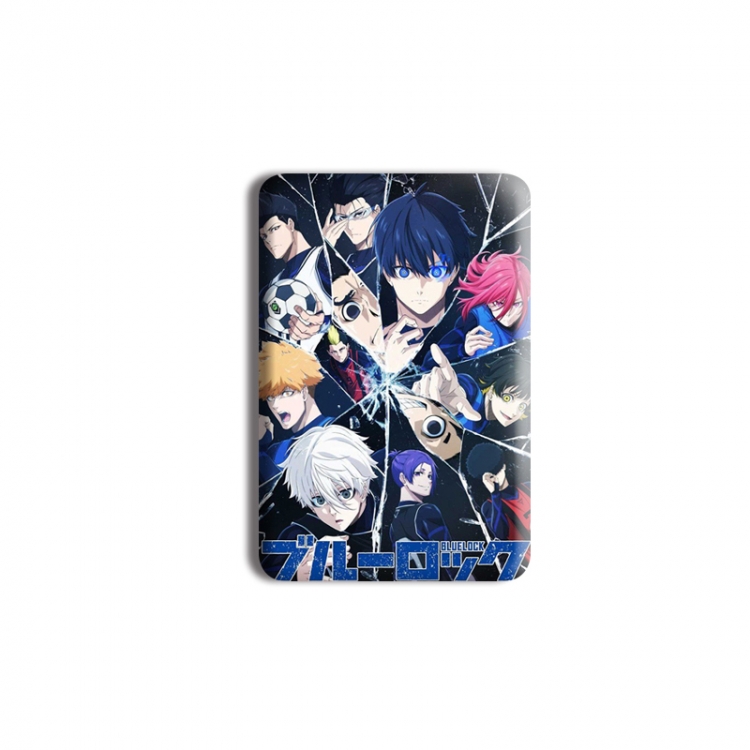 BLUE LOCK Anime square tinplate badge chest badge 40X60CM price for 5 pcs