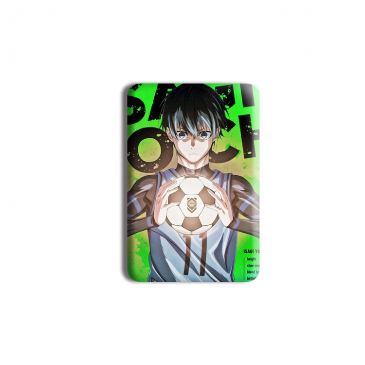 BLUE LOCK Anime square tinplate badge chest badge 40X60CM price for 5 pcs