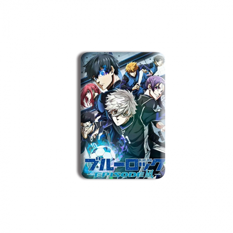 BLUE LOCK Anime square tinplate badge chest badge 40X60CM price for 5 pcs