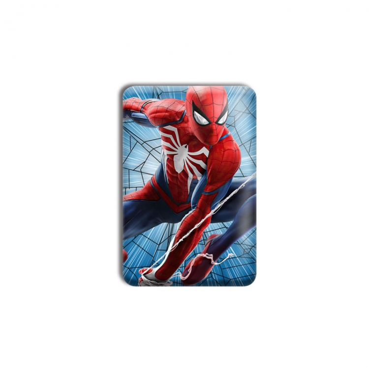 Spiderman Anime square tinplate badge chest badge 40X60CM price for 5 pcs