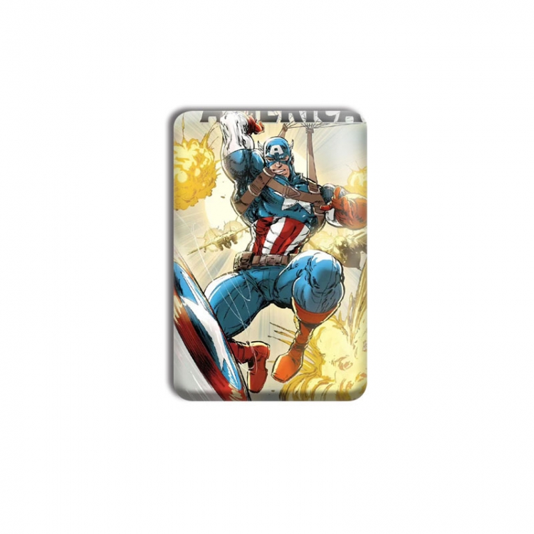 Captain America Anime square tinplate badge chest badge 40X60CM price for 5 pcs