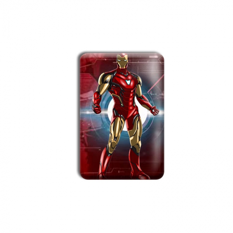 Iron Man Anime square tinplate badge chest badge 40X60CM price for 5 pcs