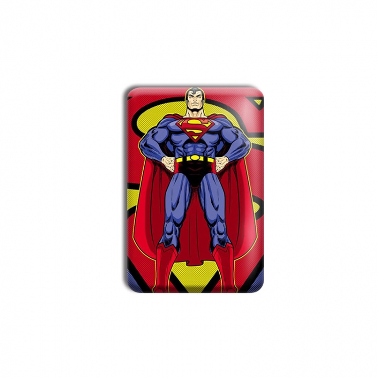 Superman Anime square tinplate badge chest badge 40X60CM price for 5 pcs