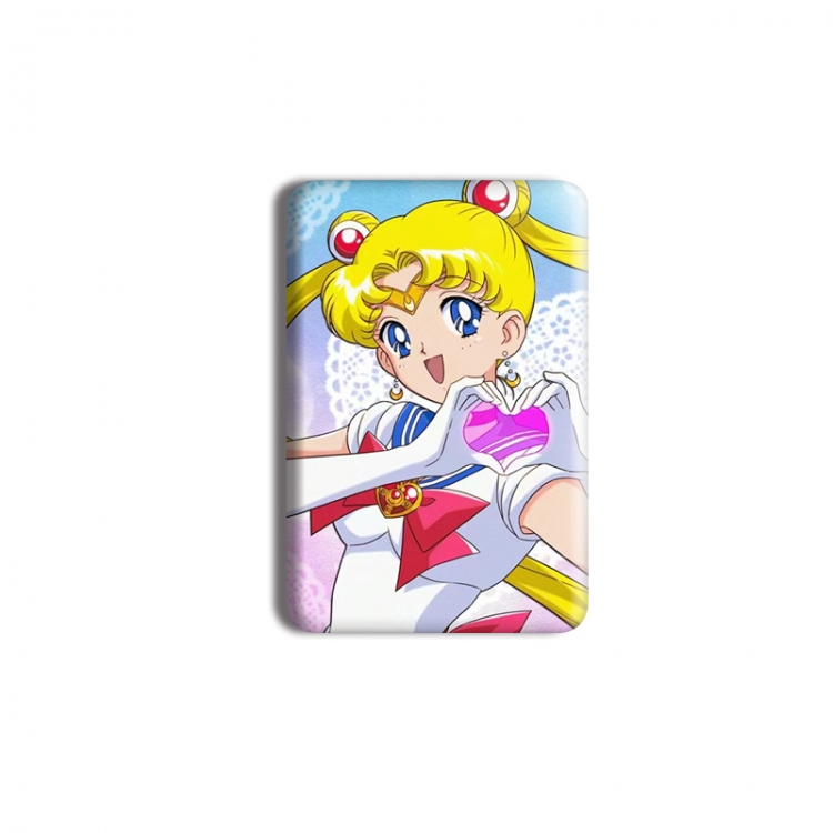 sailormoon Anime square tinplate badge chest badge 40X60CM price for 5 pcs