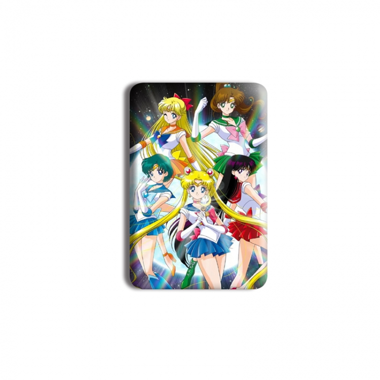 sailormoon Anime square tinplate badge chest badge 40X60CM price for 5 pcs