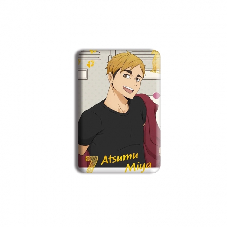 Haikyuu!! Anime square tinplate badge chest badge 40X60CM price for 5 pcs