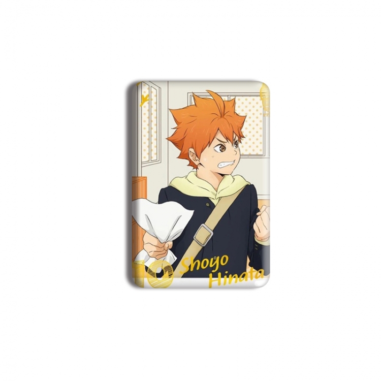 Haikyuu!! Anime square tinplate badge chest badge 40X60CM price for 5 pcs