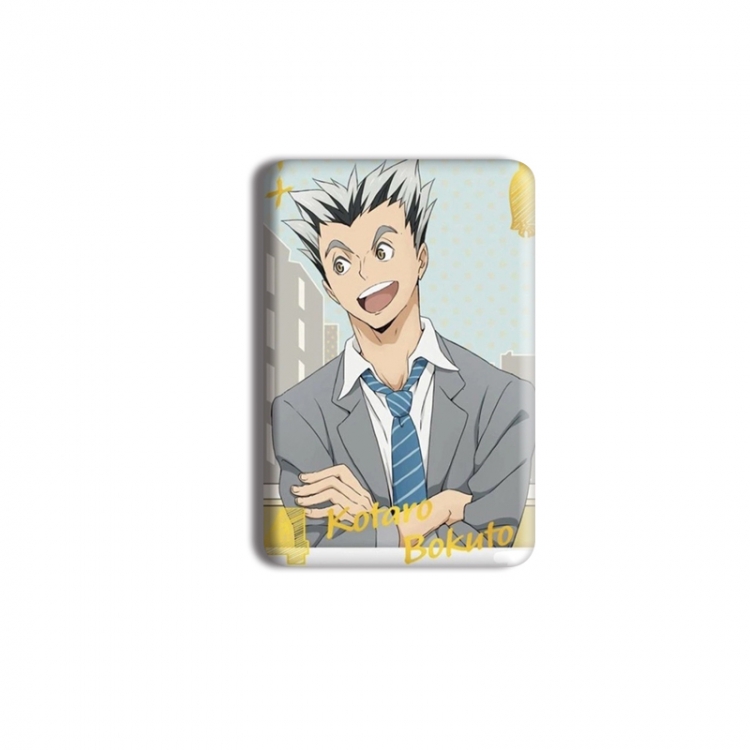 Haikyuu!! Anime square tinplate badge chest badge 40X60CM price for 5 pcs