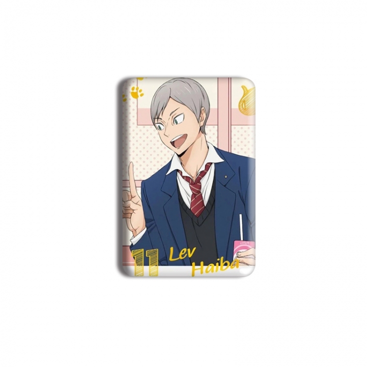 Haikyuu!! Anime square tinplate badge chest badge 40X60CM price for 5 pcs