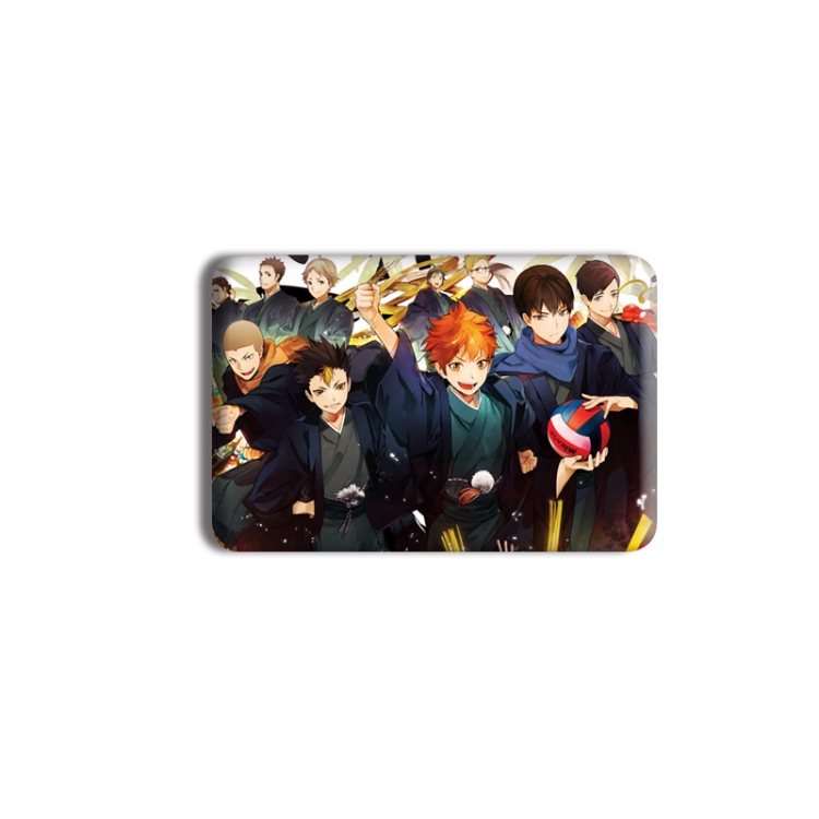 Haikyuu!! Anime square tinplate badge chest badge 40X60CM price for 5 pcs