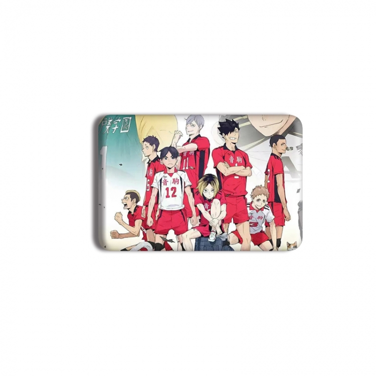 Haikyuu!! Anime square tinplate badge chest badge 40X60CM price for 5 pcs